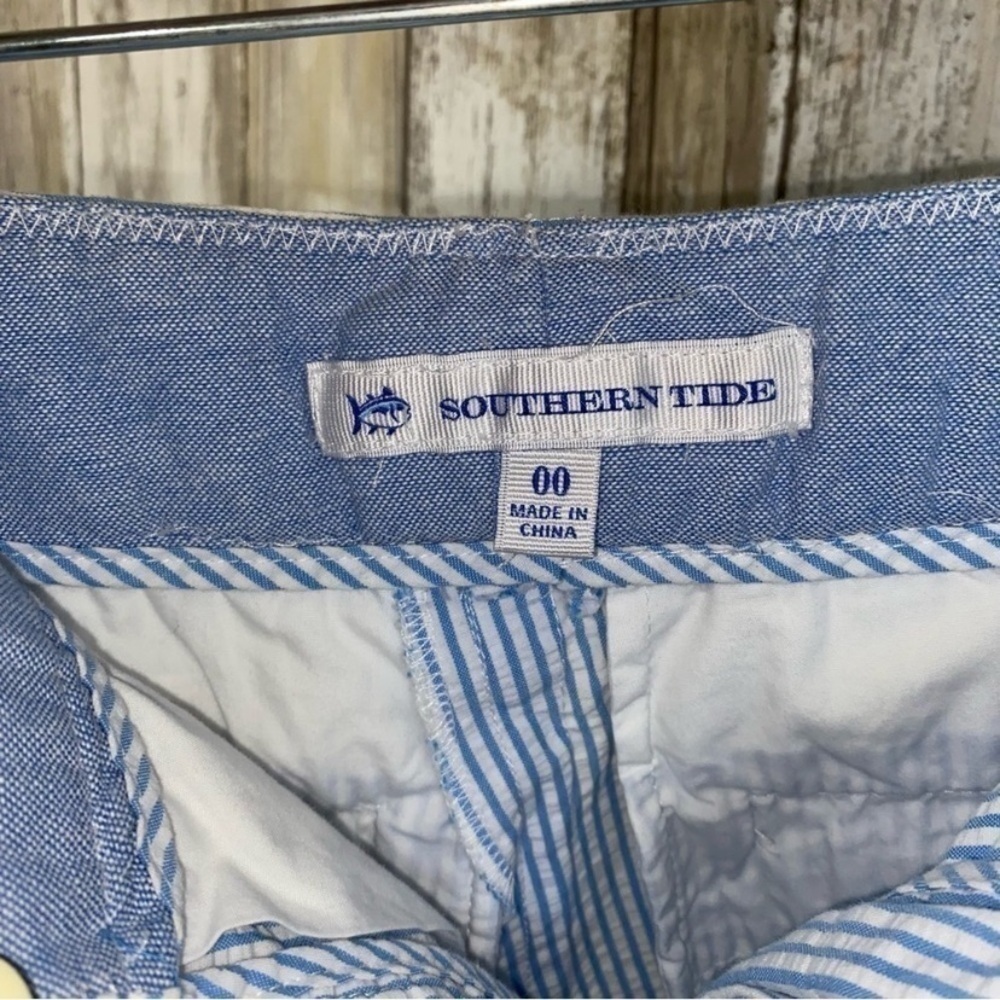 Southern Tide Blue Striped Shorts - Picture 6 of 6
